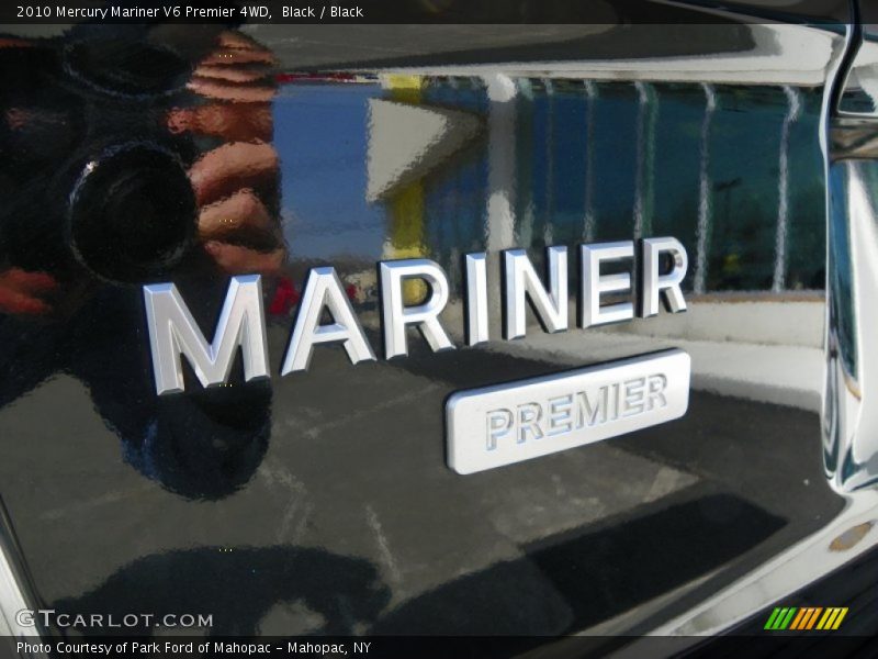 Black / Black 2010 Mercury Mariner V6 Premier 4WD
