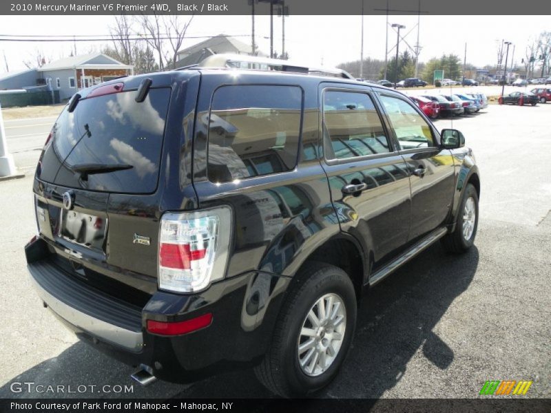 Black / Black 2010 Mercury Mariner V6 Premier 4WD