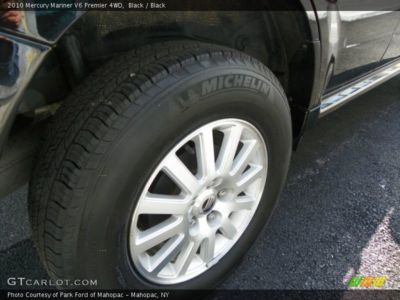 Black / Black 2010 Mercury Mariner V6 Premier 4WD