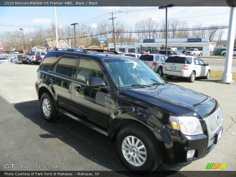 Black / Black 2010 Mercury Mariner V6 Premier 4WD
