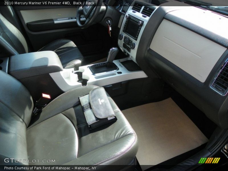 Black / Black 2010 Mercury Mariner V6 Premier 4WD