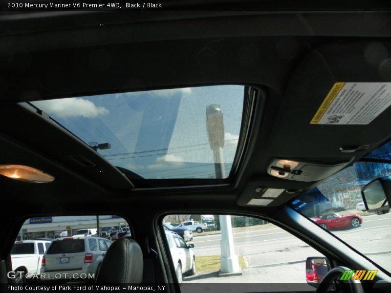 Black / Black 2010 Mercury Mariner V6 Premier 4WD
