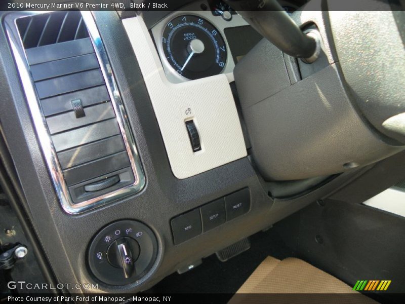 Black / Black 2010 Mercury Mariner V6 Premier 4WD