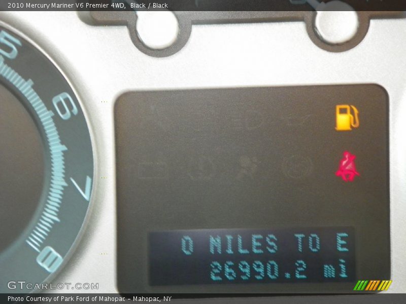 Black / Black 2010 Mercury Mariner V6 Premier 4WD