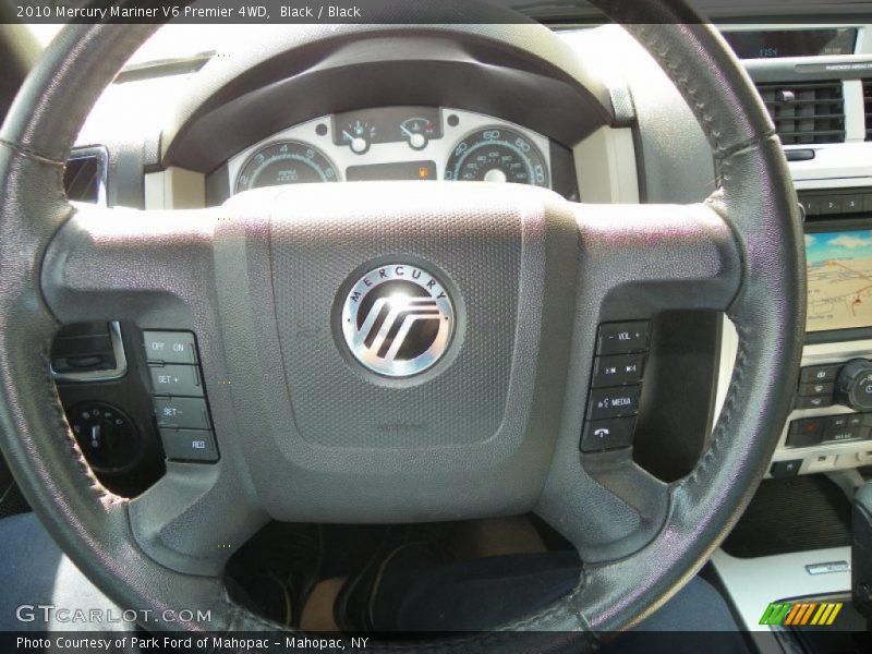 Black / Black 2010 Mercury Mariner V6 Premier 4WD