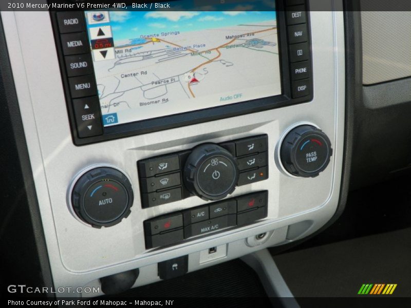 Black / Black 2010 Mercury Mariner V6 Premier 4WD