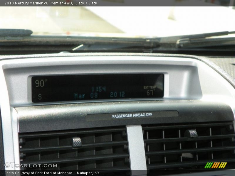 Black / Black 2010 Mercury Mariner V6 Premier 4WD