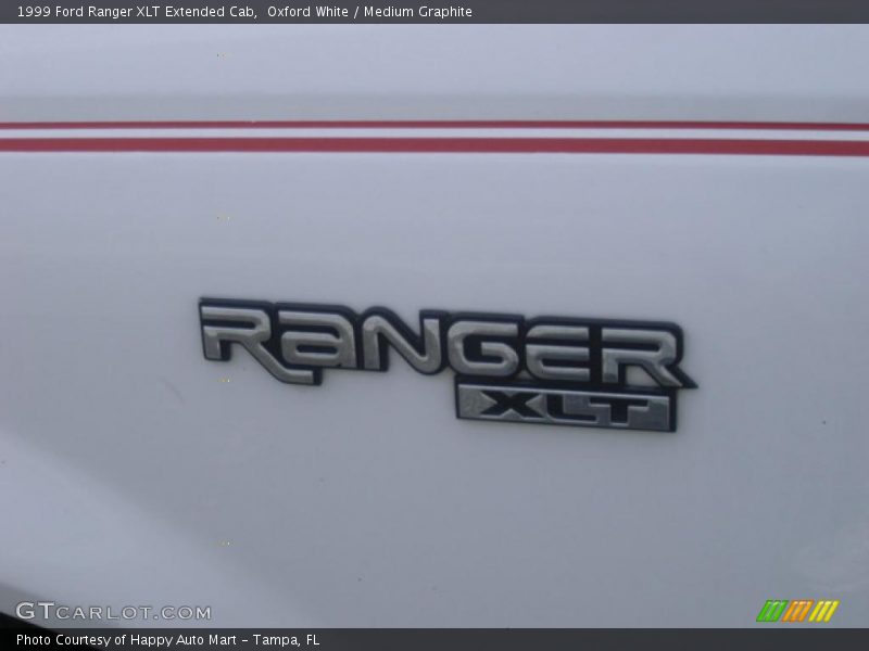 Oxford White / Medium Graphite 1999 Ford Ranger XLT Extended Cab