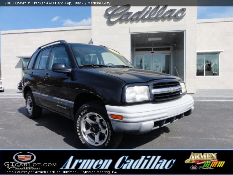Black / Medium Gray 2000 Chevrolet Tracker 4WD Hard Top