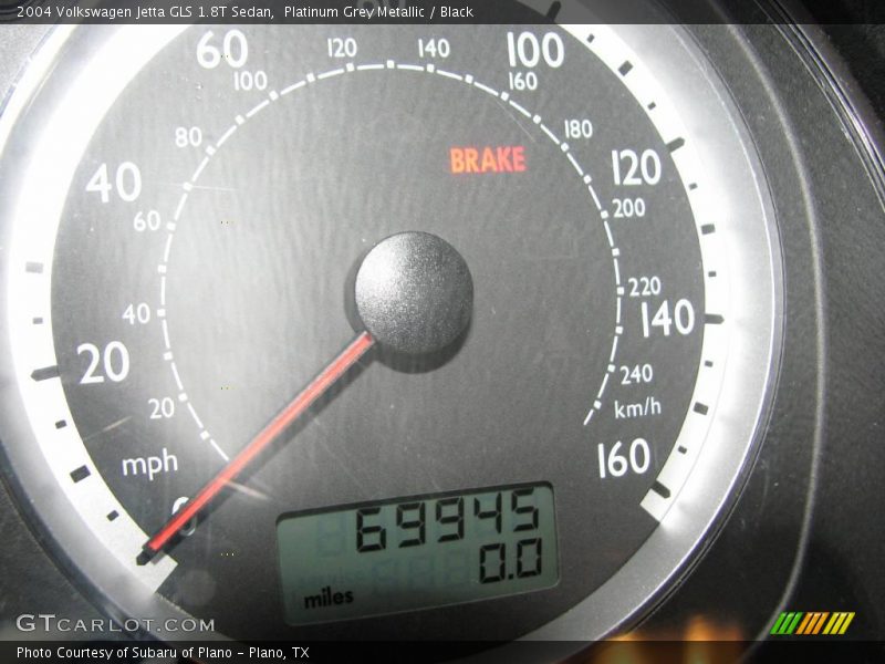 Platinum Grey Metallic / Black 2004 Volkswagen Jetta GLS 1.8T Sedan