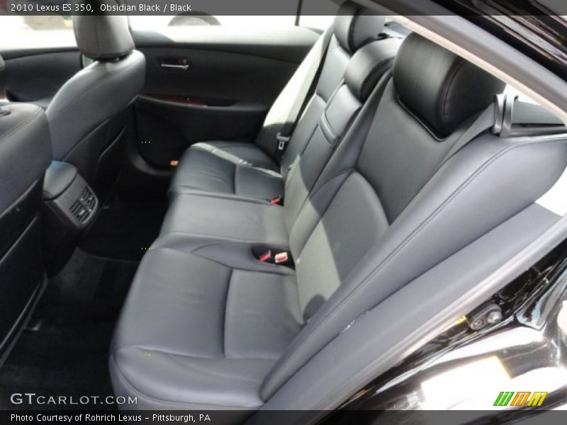 Obsidian Black / Black 2010 Lexus ES 350