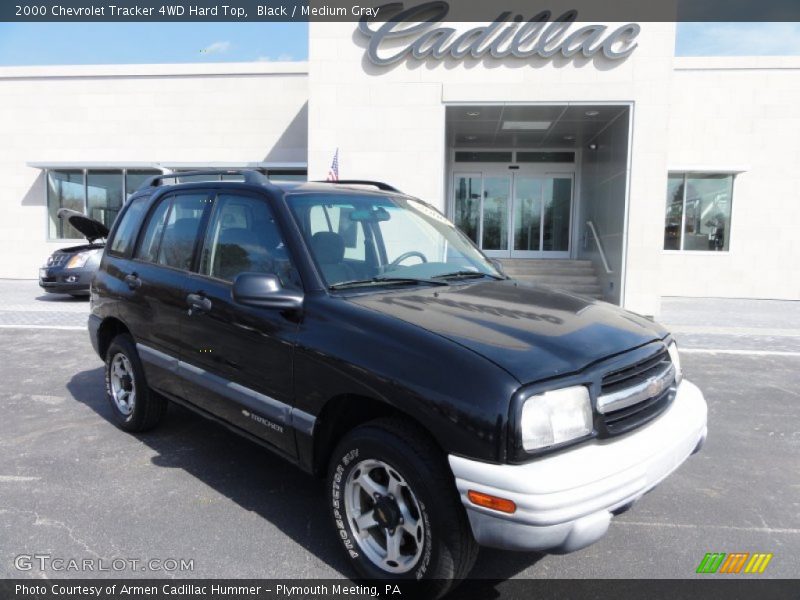 Black / Medium Gray 2000 Chevrolet Tracker 4WD Hard Top