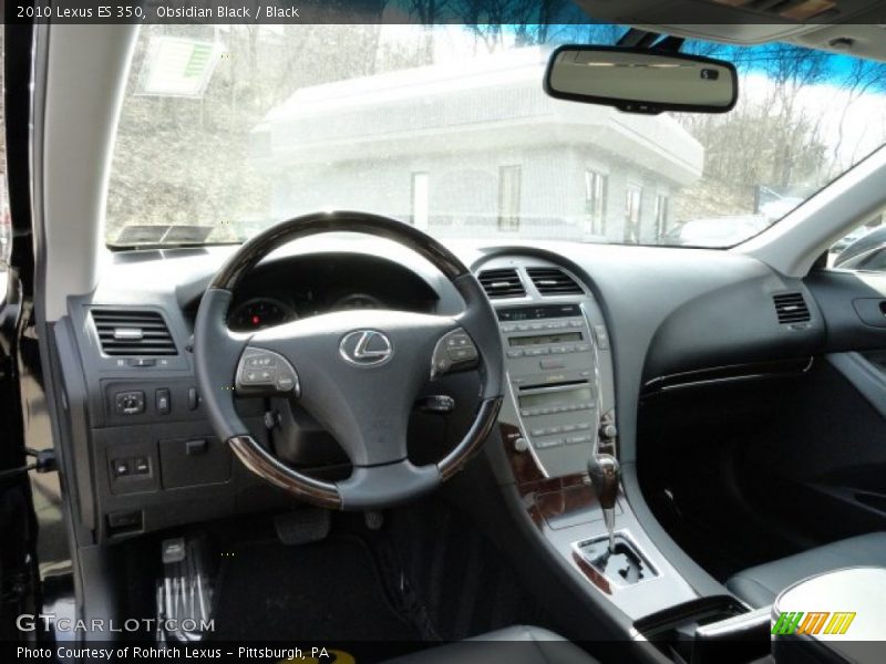 Obsidian Black / Black 2010 Lexus ES 350