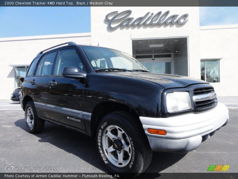Black / Medium Gray 2000 Chevrolet Tracker 4WD Hard Top