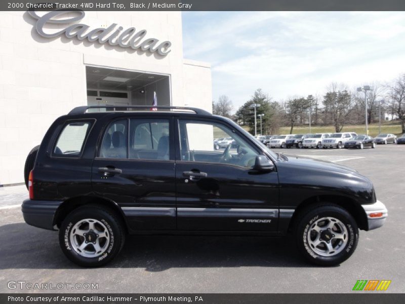 Black / Medium Gray 2000 Chevrolet Tracker 4WD Hard Top