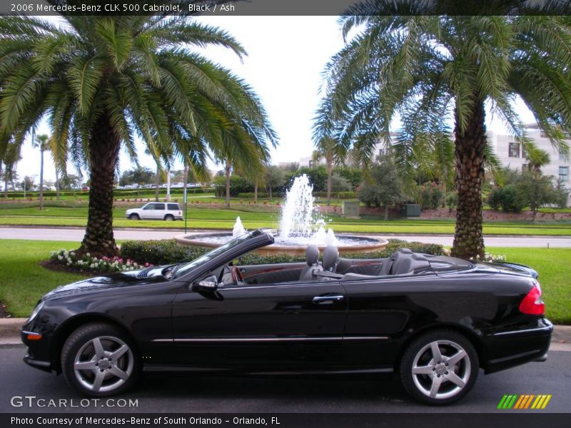 Black / Ash 2006 Mercedes-Benz CLK 500 Cabriolet