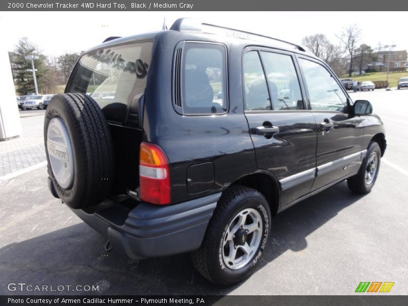 Black / Medium Gray 2000 Chevrolet Tracker 4WD Hard Top