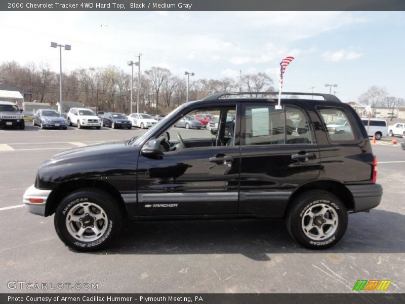 Black / Medium Gray 2000 Chevrolet Tracker 4WD Hard Top