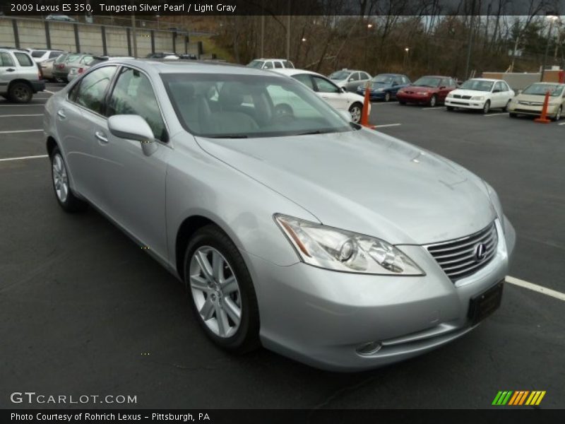 Tungsten Silver Pearl / Light Gray 2009 Lexus ES 350