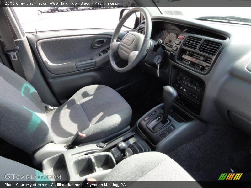 Black / Medium Gray 2000 Chevrolet Tracker 4WD Hard Top