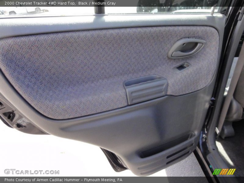 Black / Medium Gray 2000 Chevrolet Tracker 4WD Hard Top