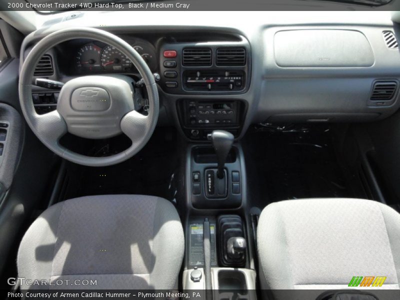 Black / Medium Gray 2000 Chevrolet Tracker 4WD Hard Top