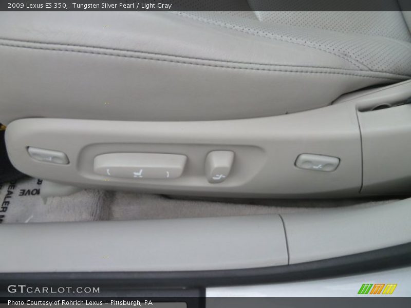 Tungsten Silver Pearl / Light Gray 2009 Lexus ES 350