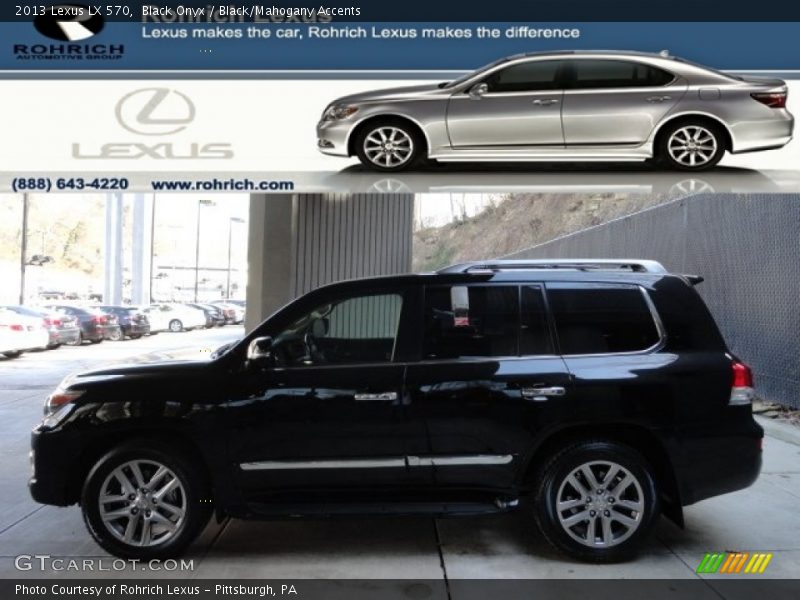 Black Onyx / Black/Mahogany Accents 2013 Lexus LX 570