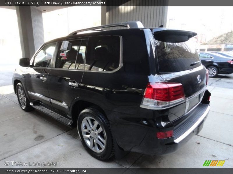 Black Onyx / Black/Mahogany Accents 2013 Lexus LX 570