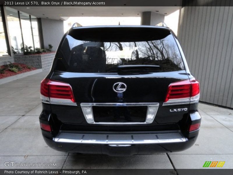 Black Onyx / Black/Mahogany Accents 2013 Lexus LX 570