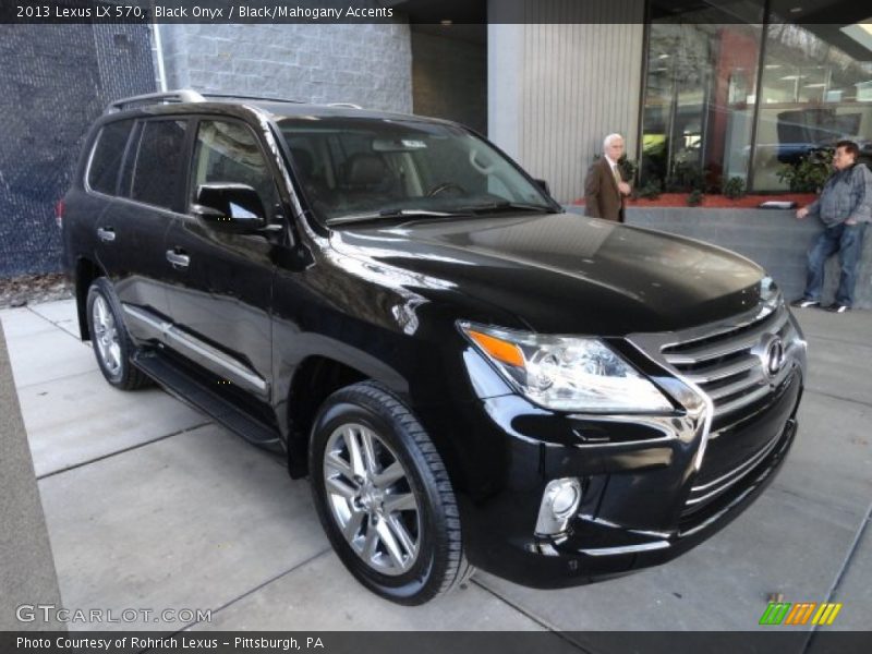 Black Onyx / Black/Mahogany Accents 2013 Lexus LX 570