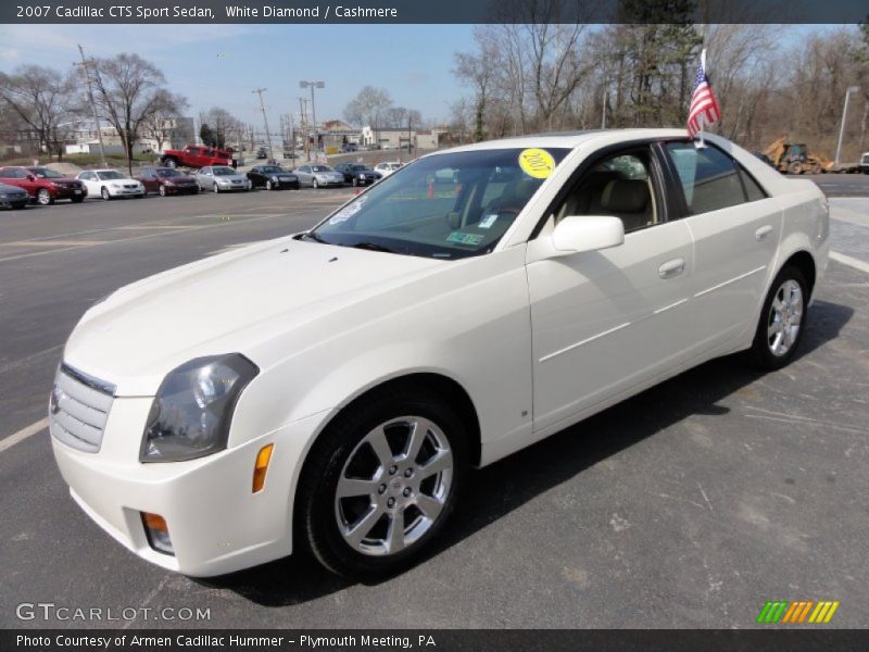 White Diamond / Cashmere 2007 Cadillac CTS Sport Sedan