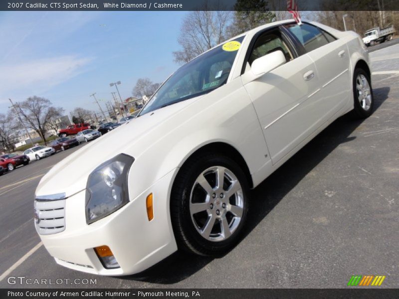 White Diamond / Cashmere 2007 Cadillac CTS Sport Sedan