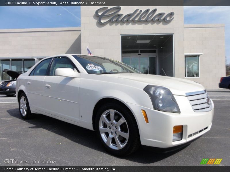 White Diamond / Cashmere 2007 Cadillac CTS Sport Sedan