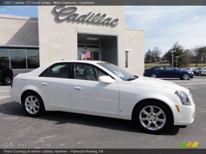 White Diamond / Cashmere 2007 Cadillac CTS Sport Sedan