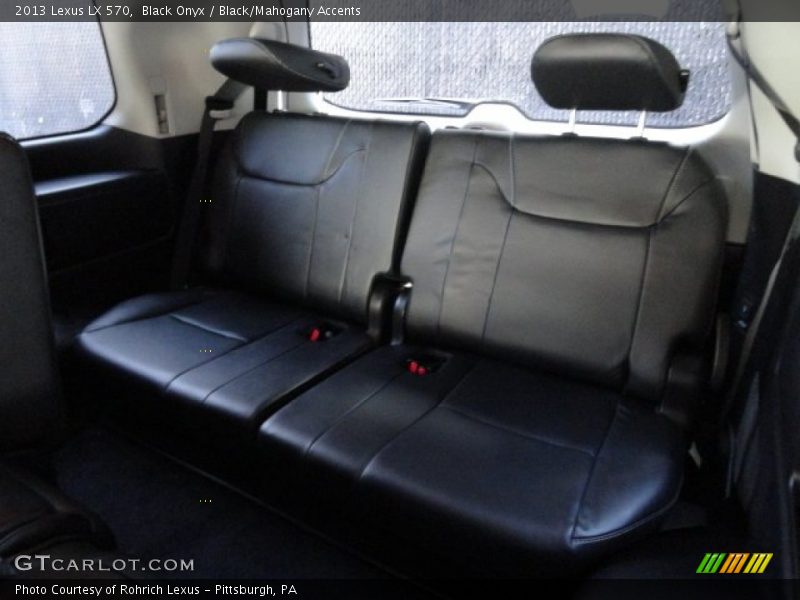 Rear Seat of 2013 LX 570
