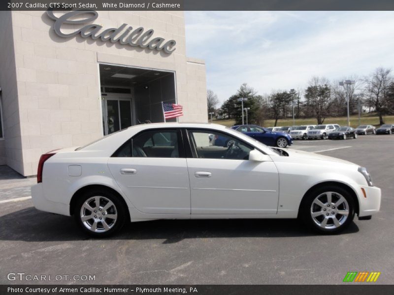 White Diamond / Cashmere 2007 Cadillac CTS Sport Sedan