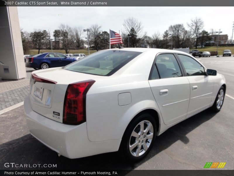 White Diamond / Cashmere 2007 Cadillac CTS Sport Sedan