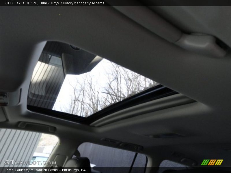 Black Onyx / Black/Mahogany Accents 2013 Lexus LX 570