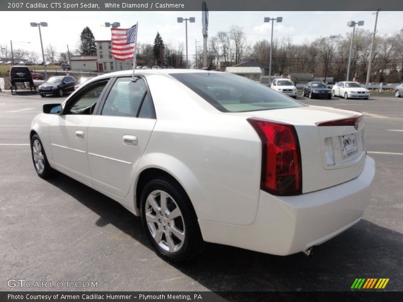 White Diamond / Cashmere 2007 Cadillac CTS Sport Sedan