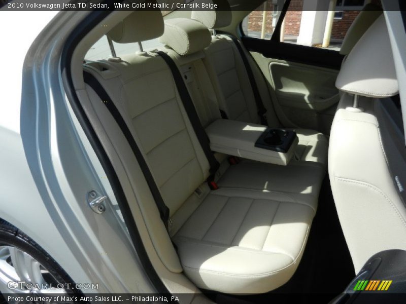 White Gold Metallic / Cornsilk Beige 2010 Volkswagen Jetta TDI Sedan
