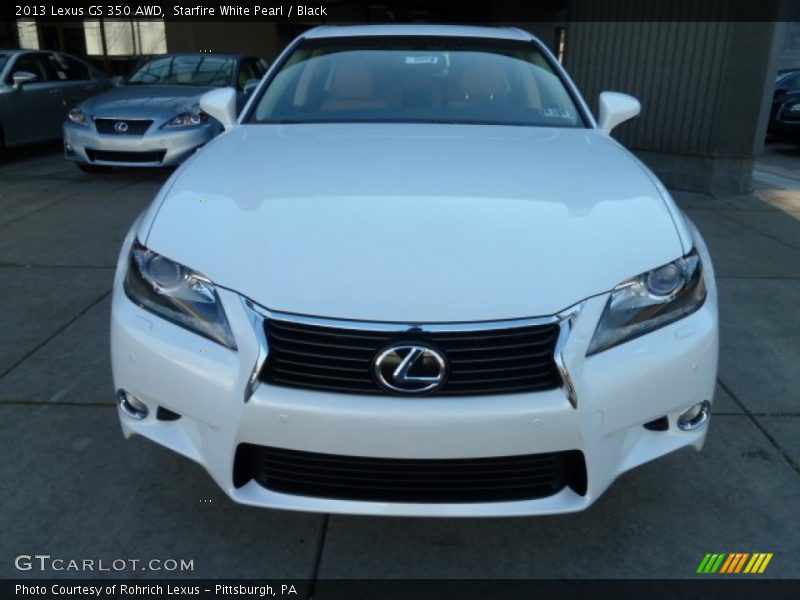 Starfire White Pearl / Black 2013 Lexus GS 350 AWD