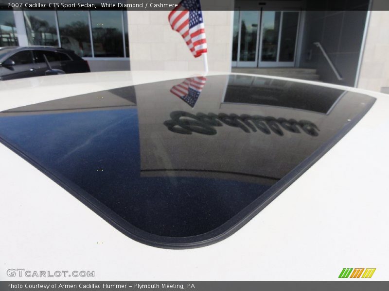 White Diamond / Cashmere 2007 Cadillac CTS Sport Sedan