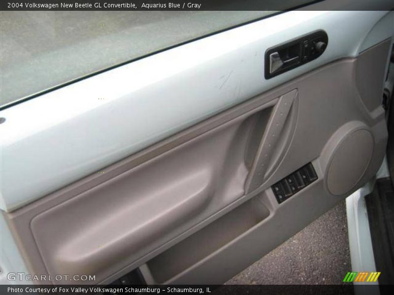 Aquarius Blue / Gray 2004 Volkswagen New Beetle GL Convertible