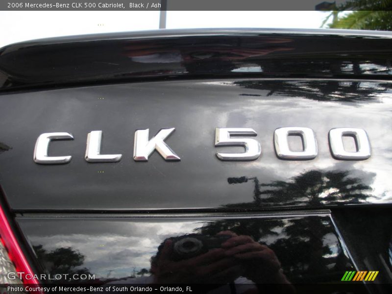 Black / Ash 2006 Mercedes-Benz CLK 500 Cabriolet