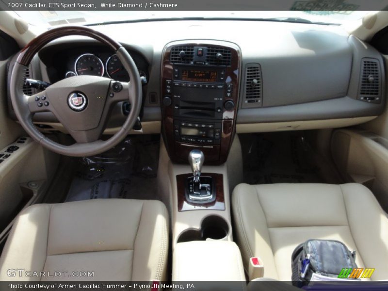 White Diamond / Cashmere 2007 Cadillac CTS Sport Sedan