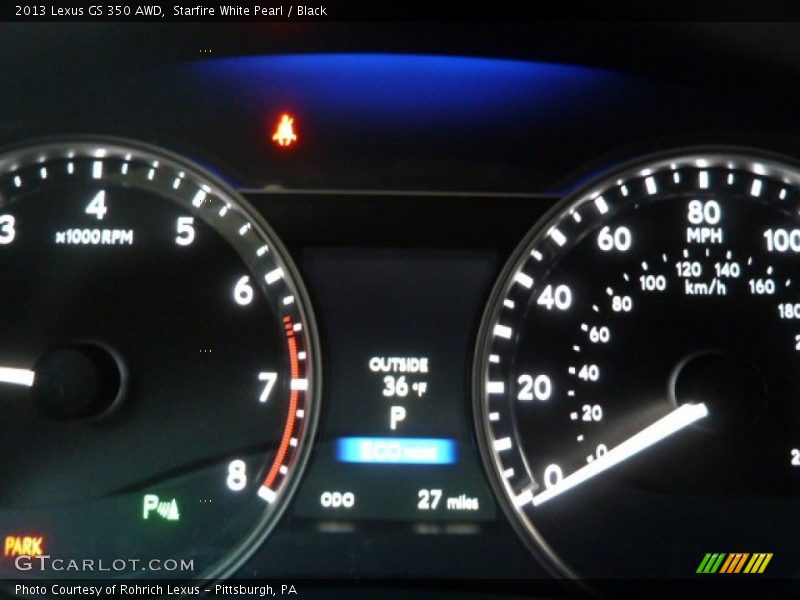 Starfire White Pearl / Black 2013 Lexus GS 350 AWD