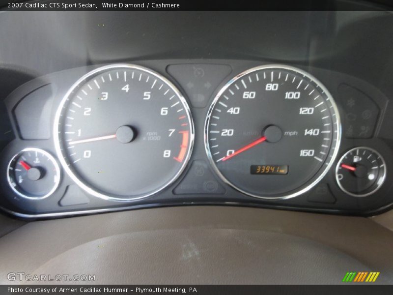 White Diamond / Cashmere 2007 Cadillac CTS Sport Sedan