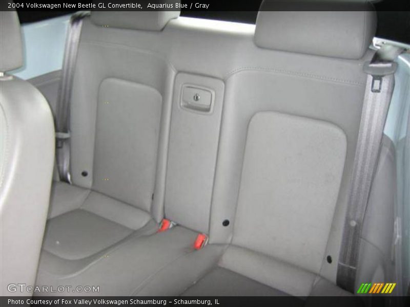 Aquarius Blue / Gray 2004 Volkswagen New Beetle GL Convertible