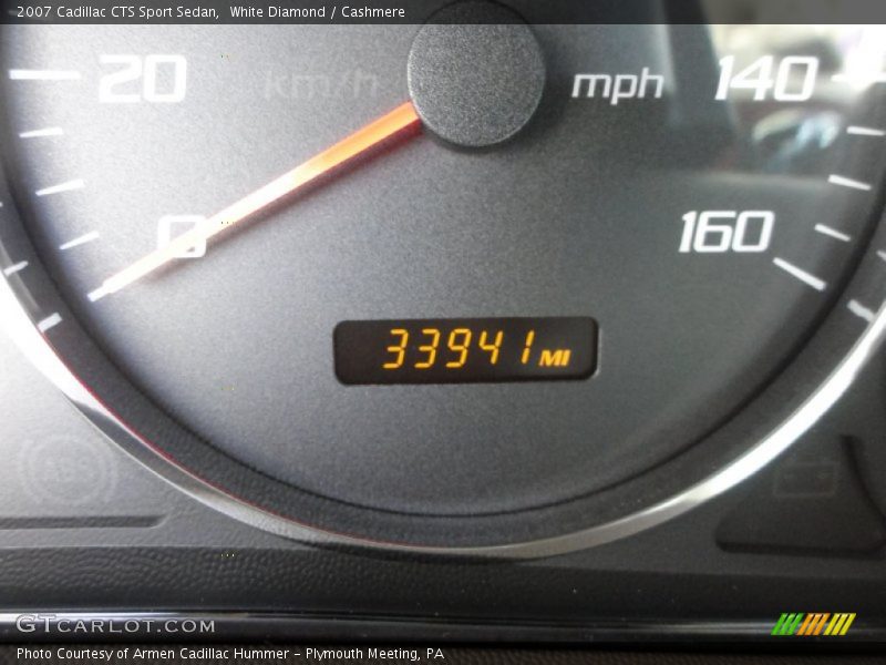 White Diamond / Cashmere 2007 Cadillac CTS Sport Sedan